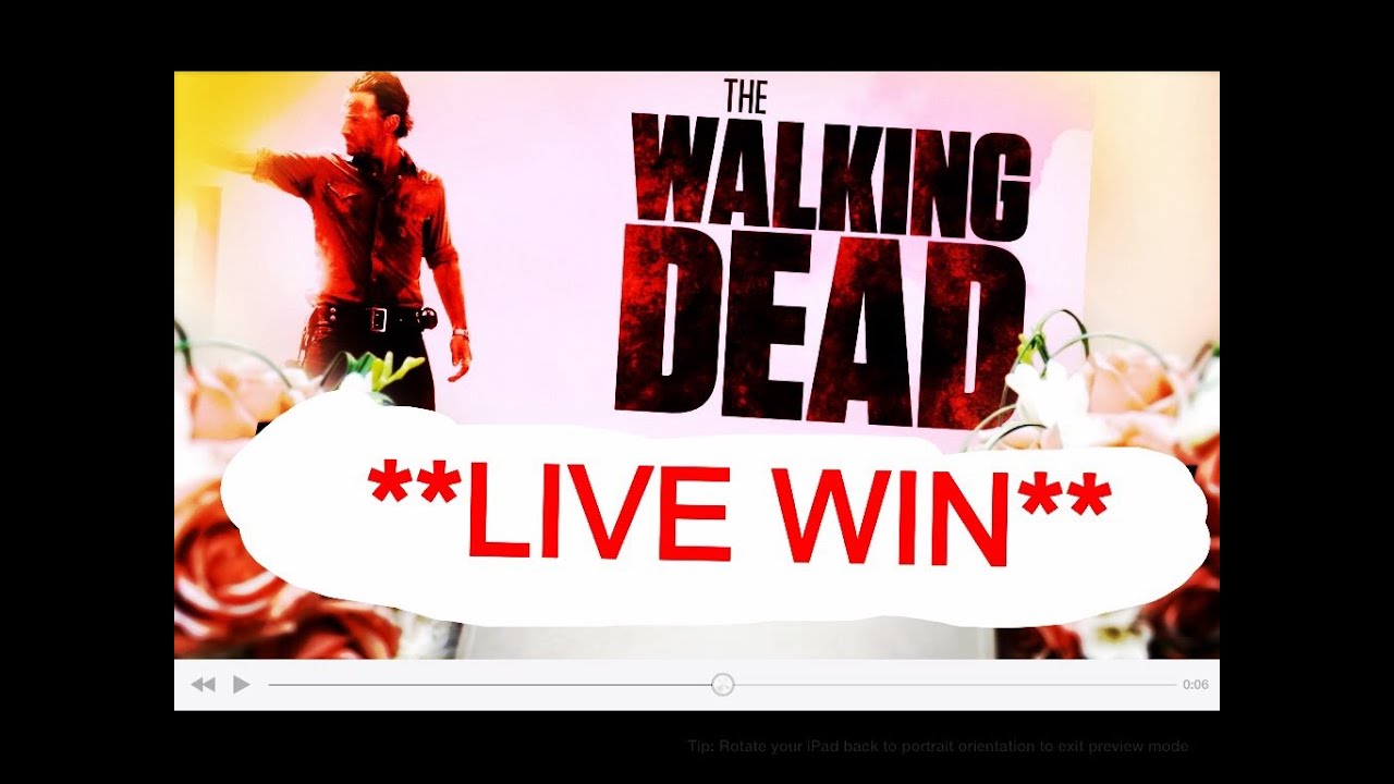 **LIVE WIN** The WALKING DEAD slot machine BIG WIN!