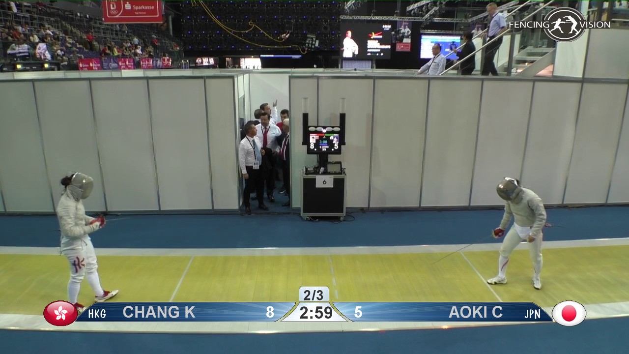 FE F S Individual Leipzig GER World Championships 2017 T64 31 yellow CHANG HKG vs AOKI JPN