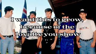 New Kids on the Block - Never Let You Go [Lyrics]