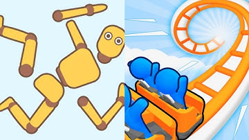 Ragdoll Break Vs Runner Coaster Satisfying ASMR Gameplay (Android,ios) (New Update)