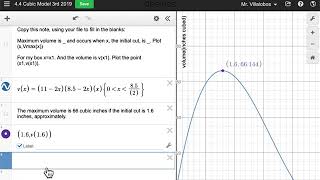 4 4 Cubic Models using Desmos Profile