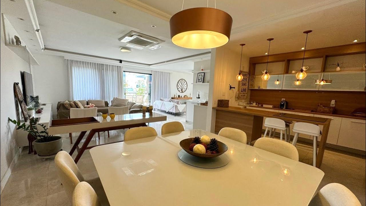 Bela cobertura duplex 400 m2, 4 amplas suítes (3 com closet). Rua José Américo de Almeida, Recreio🏖️