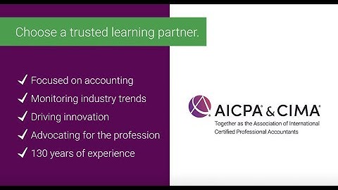 Leverage AICPA & CIMA learning solutions to sharpen your finance team
