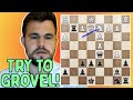 "Try to grovel!" | Magnus Carlsen vs. chess24 user GM ChessWarrior04