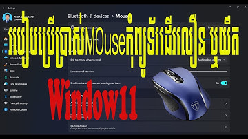 How to make​ your mouse slower or faster on computer(របៀបធ្វើអោយ Mouse របស់អ្នកដើរយឺតឬដើរលឿនជាងមុន)