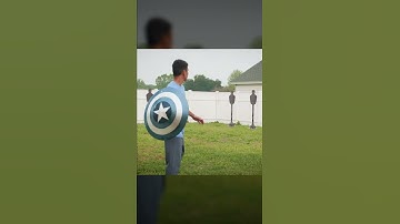 CGI Captain America Shield Throw