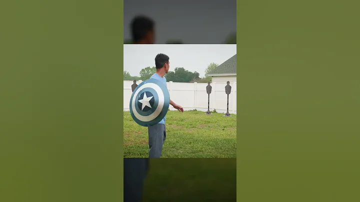 CGI Captain America Shield Throw