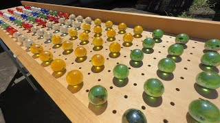 マーブルラン57 marble run ビー玉オリジナルコース 楽しく転がる動画編