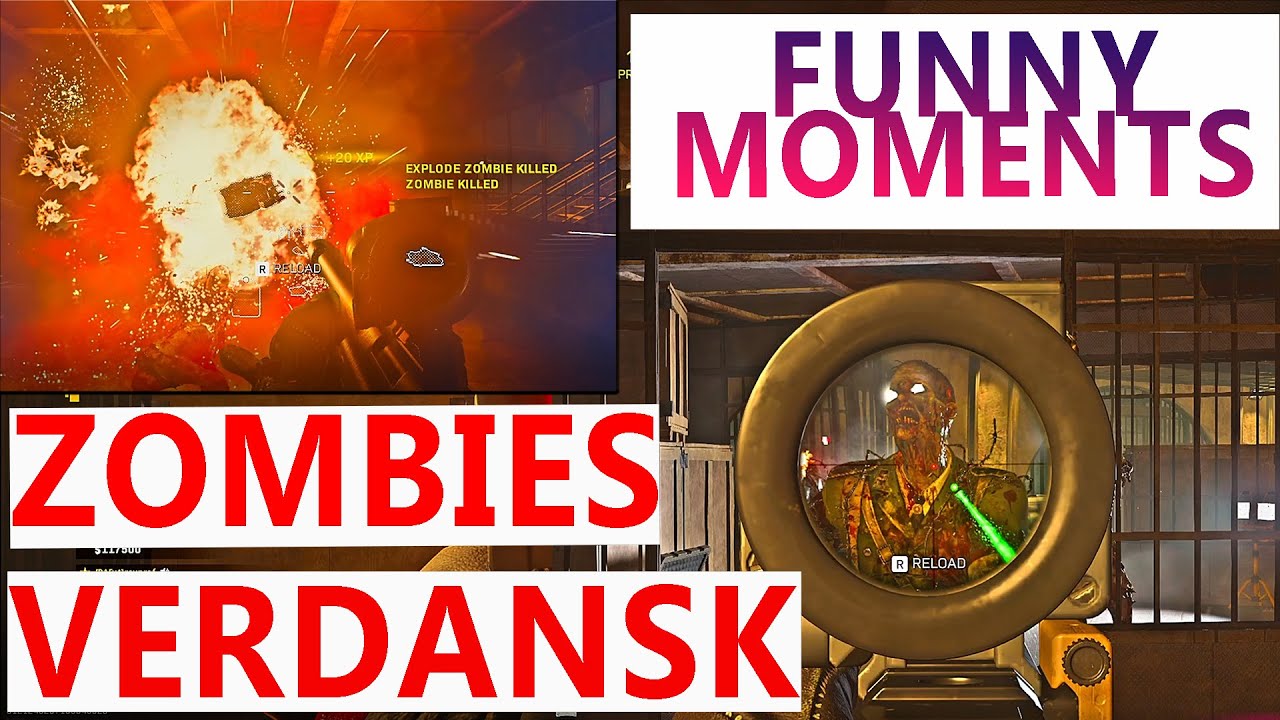 OverRun By Zombies!!! funny moments & quick scopes call of duty warzone cold war zombies gameplay