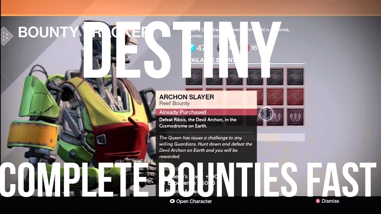 Destiny Bounty Relic Harvest-Moon Quick And Easy