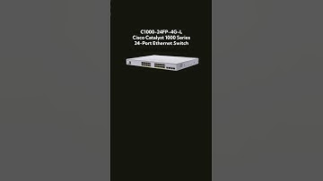 C1000-24FP-4G-L Cisco Catalyst 24-Port Ethernet Switch | Airtel Wireless Inc.
