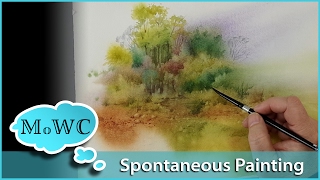 watercolor spontaneous painting watercolour mind paper mitchell steve canson landscape paintings heritage demos aquarelle