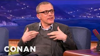 Christoph Waltz Partied Hard With Quentin Tarantino After The Golden Globes | CONAN on TBS