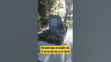 Mộ phần nhạc sĩ Nguyễn Văn Tý em của bà nội ca sỉ Tuệ Ny