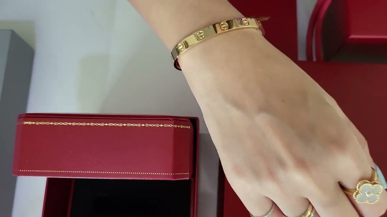 Cartier #Love Cuff #Unboxing #Bracelet Stack 😍😍 