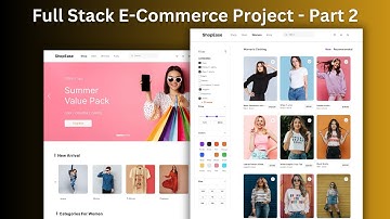 02 Add Routing | Full-Stack E-commerce Project | React Router DOM