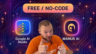 картинка: VIBE CODE: Создал 2 приложения за 10 минут (бесплатно и без кода) — Google AI + Stitch + Manus