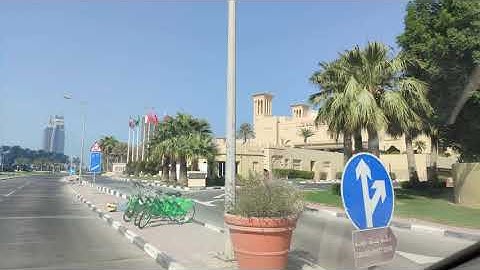 8K VIDEO @DOHA QATAR NICE PLACE BEAUTIFUL HIGHWAY