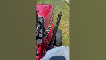 Mowing Lawn with Cub Cadet 682 with 50c Deck #cubcadet #lawnmower #lawnmowerrepair #shorts