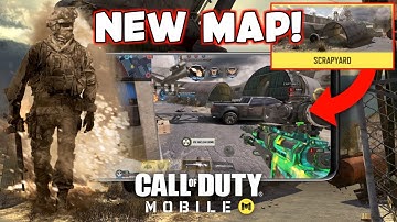 *NEW* "SCRAPYARD" MAP in CALL OF DUTY MOBILE! - MW2 MAP (unreleased) SEASON 3