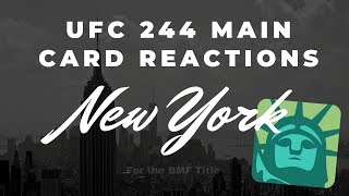 Ufc 244 Derrick Lewis Vs. Blagoy Ivanov Reaction