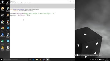 Python Programming   perimeter of rectangle