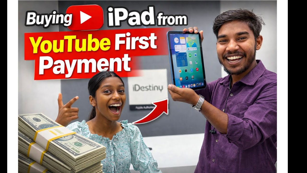 Buying 🍎 IPAD A16 from youtube payment || FIRST YOUTUBE PAYMENT  🤑🔥🔥💰