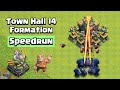 New Town Hall 14 Formation  Speedrun | Clash of Clans