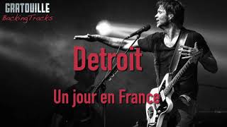 Video thumbnail of "Detroit / Noir Désir - Un jour en France (backingtrack)"