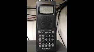 Radio Shack PRO-95 scanner listening to civilian airband