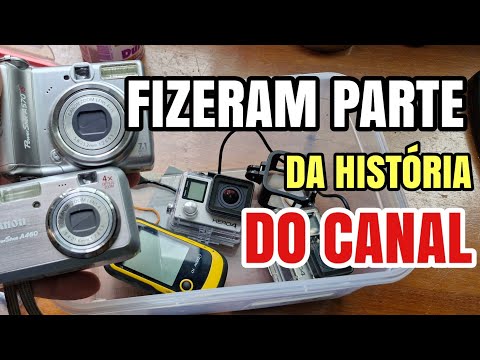 AS CAMERAS E EQUIPAMENTOS QUE ME ACOMPANHAM NO CANAL