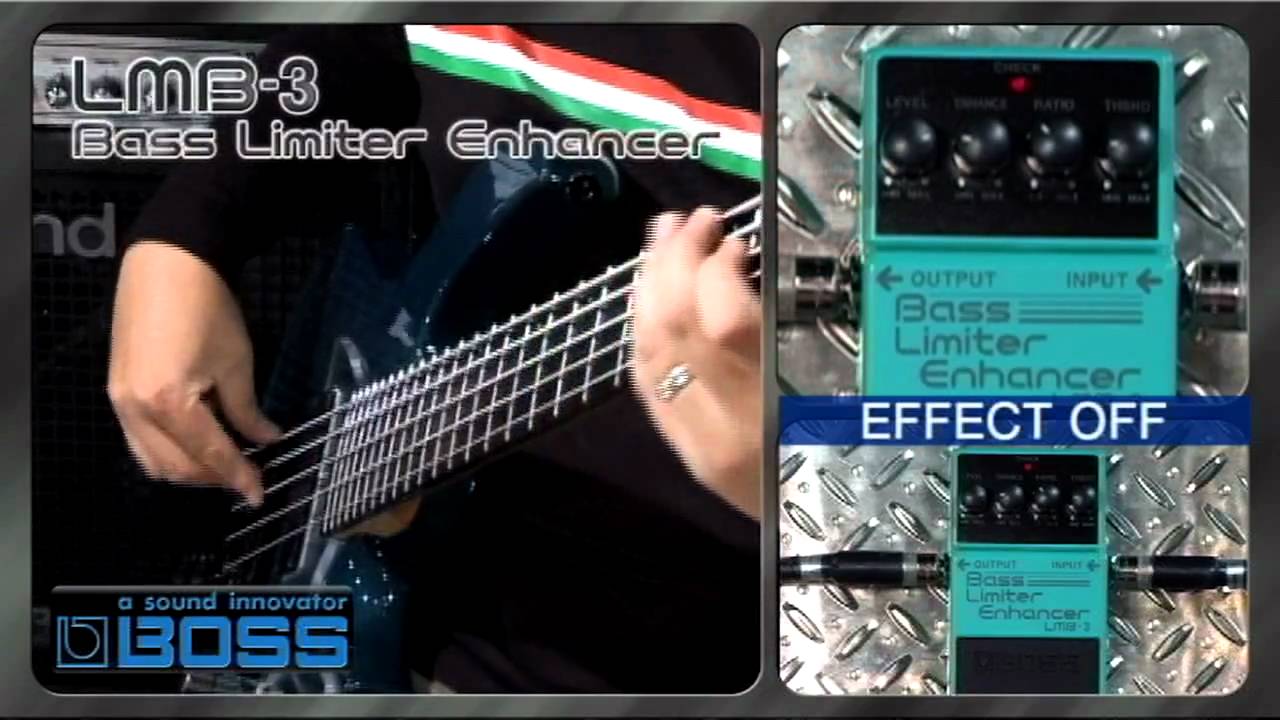 BOSS LMB-3 Bass Limiter Enhancer - YouTube