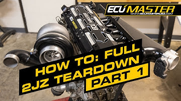 2JZ Build Part 1 - How to: Teardown a 2JZ | ECUMaster USA