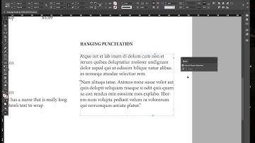 12  Hanging Punctuation
