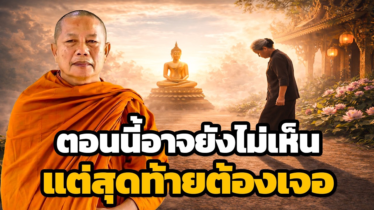 สุดท้ายก็ต้องไปตามกรรม ธรรมะคลายทุกข์ พระมหาบุญช่วย ปัญญาวชิโร