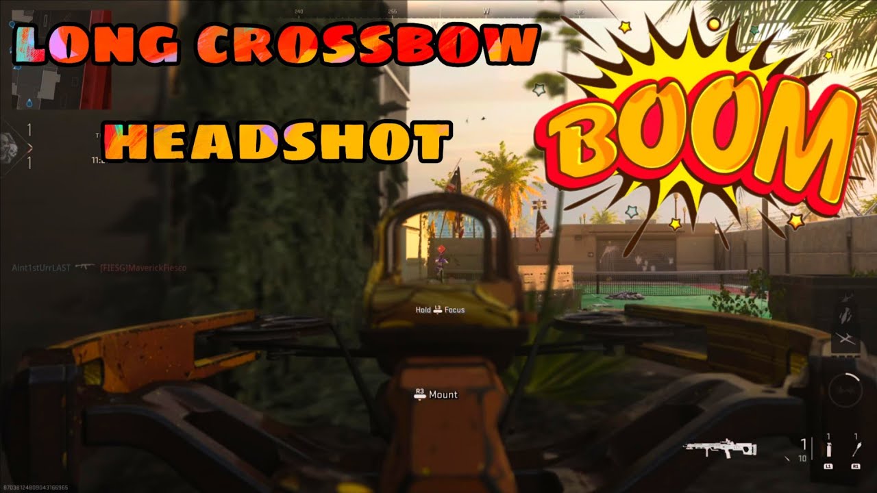 Crossbow Headshot! Call of Duty Modern Warfare 2! PS5! 4K! - YouTube
