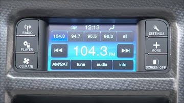 2014 Uconnect 4.3 | Introduction