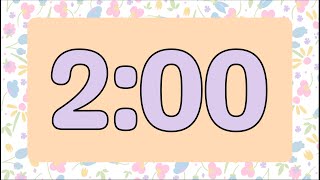 2 Minute Easter Spring Pastel Flower Timer (Fun Percussion Tones at End, No Music) Net Worth