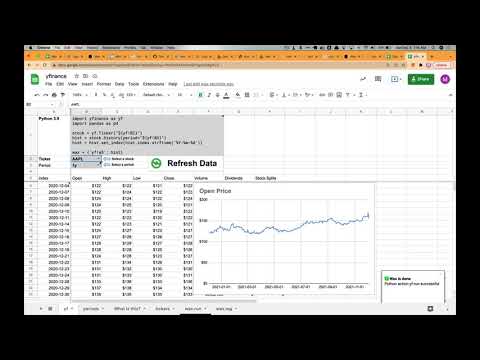 Wax: Use Python from Google Sheets