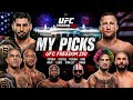 MY UFC FREEDOM 250 PICKS (FULL CARD PREDICTIONS)