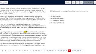 ACT Test 2 Section 3 Question 26