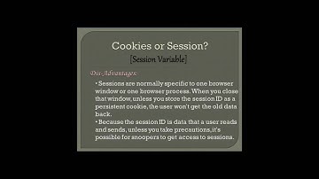 What Is the Difference between Session and a Cookie?