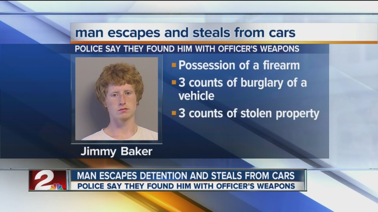 Police: Man arrested after stealing police guns - YouTube