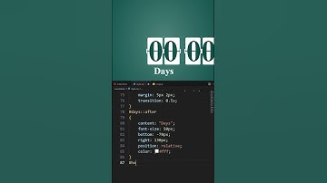 Countdown Using Html Css Javascript #coding