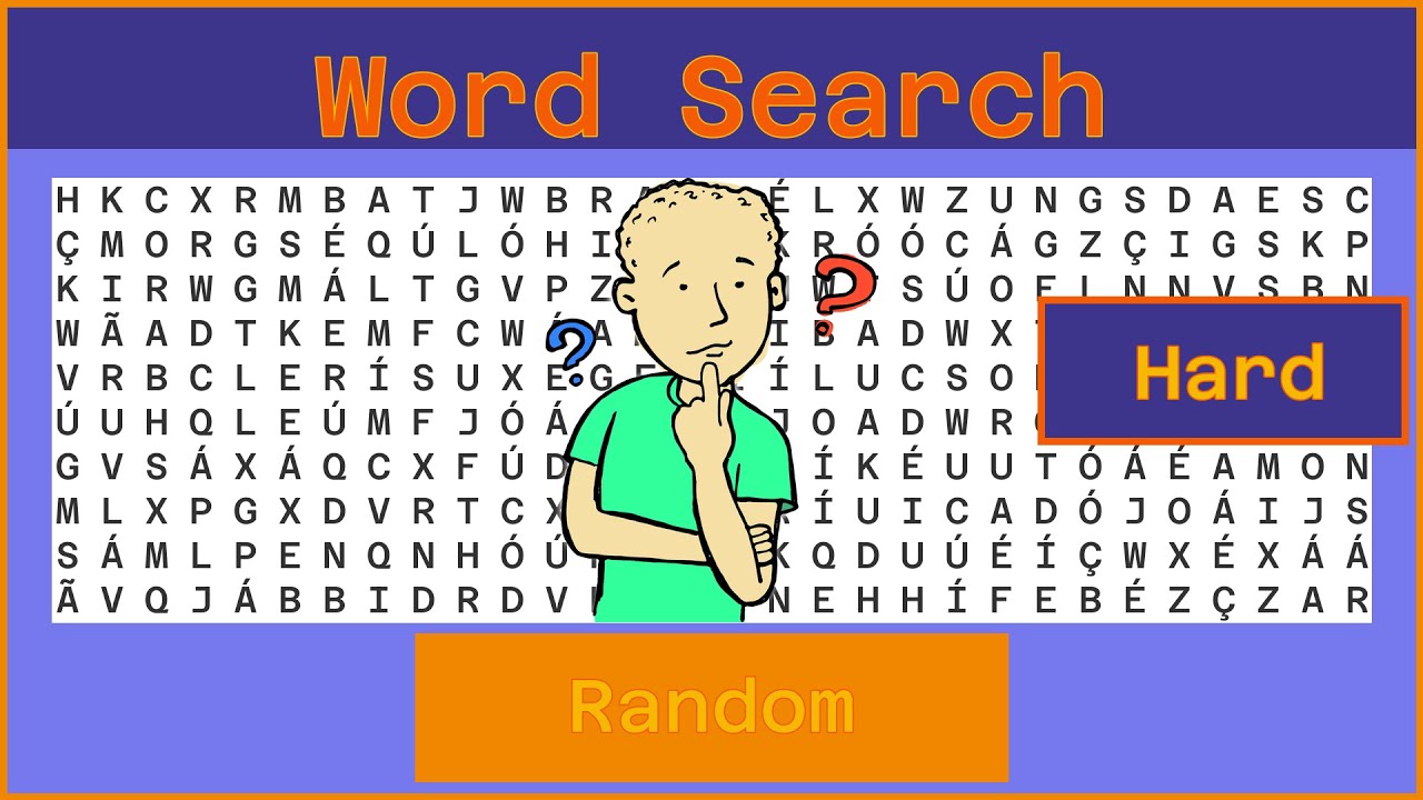 Word Search - Challenge 06/03/2023 - Hard - Random - YouTube