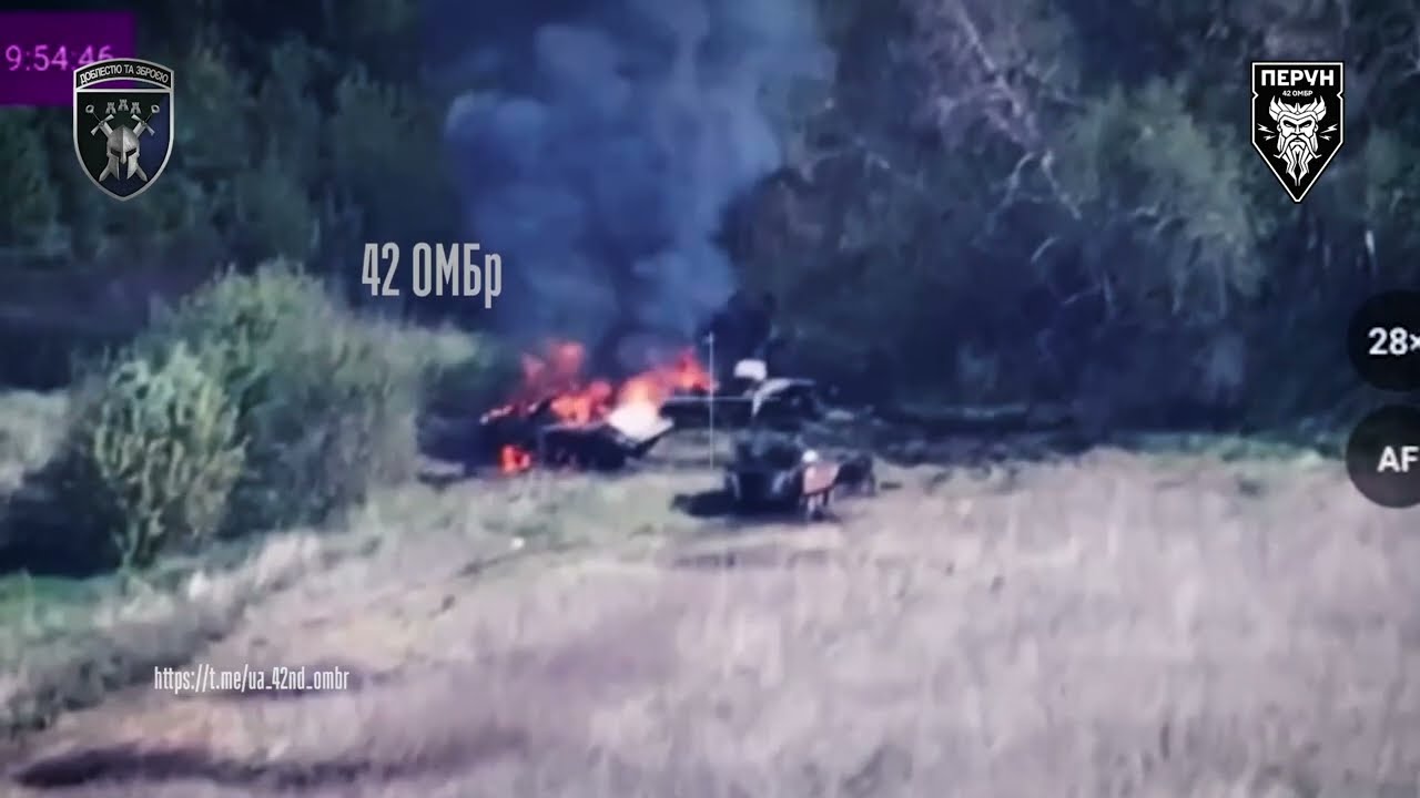 Russian Military Vehicles Targeted by Ukrainian Drones During Cross-Border Attack