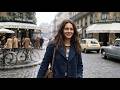 Le Parapluie Bleu | 1970s French Retro Chanson | A Blue Umbrella in Paris | Rainy Day Romance | 60s
