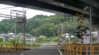 00644　ＪＲ和歌山線・近鉄吉野線吉野口駅の近くの南側の踏切