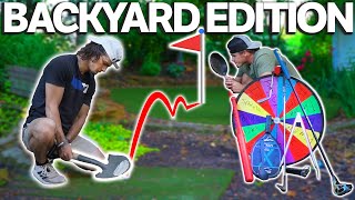 Random Item Golf Challenge  Wheel Of Not Ideal  Backyard Edition