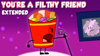 Bfdia 14 Youre A Filthy Friend Song Extended Remix Fries And Bomby Lullaby Song